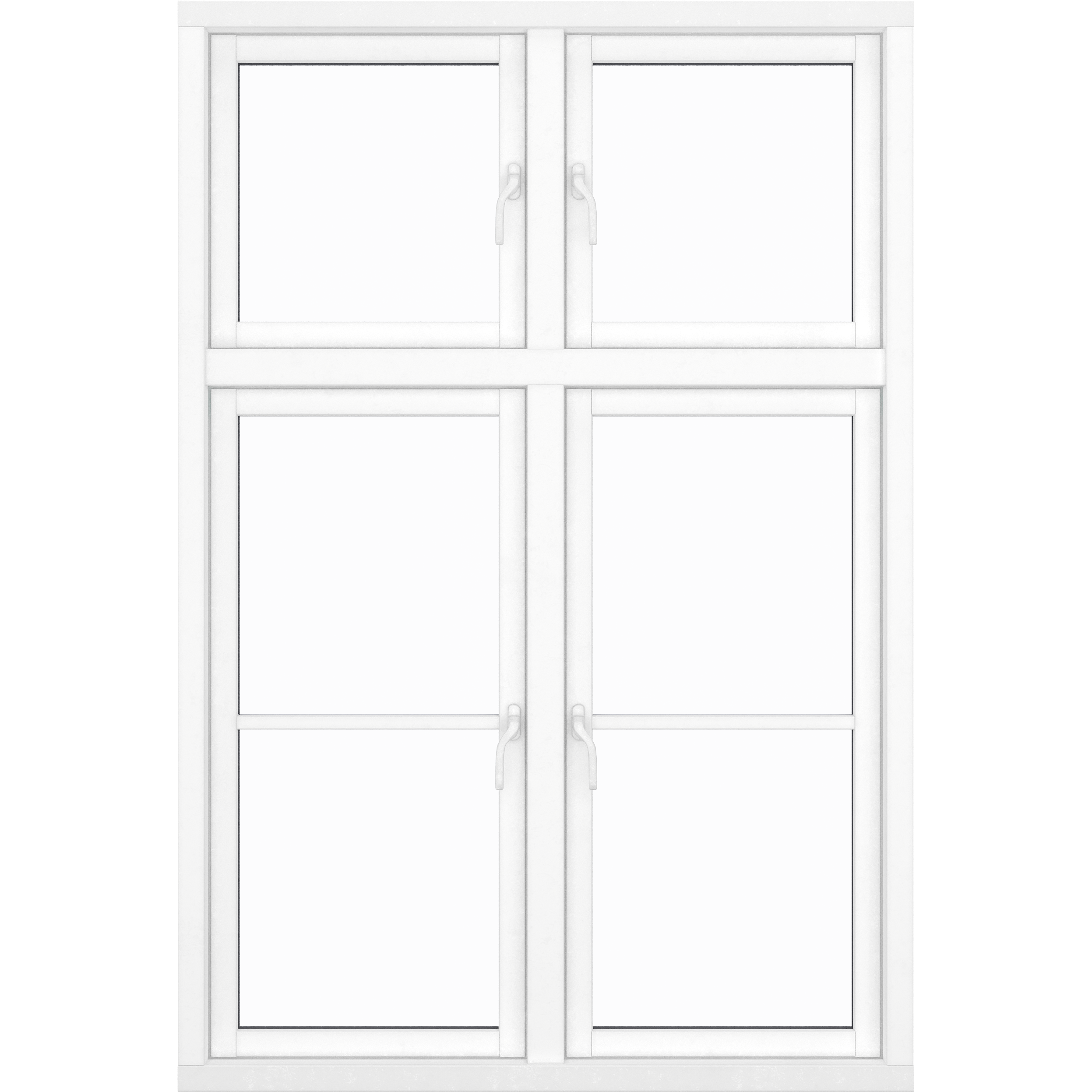 Four Opening Sashes, 6 Panes