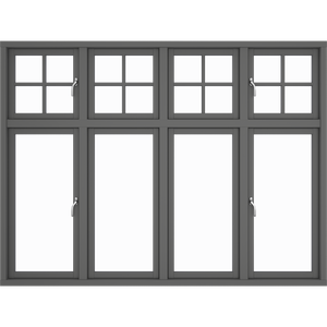 4 casements 20 window panes