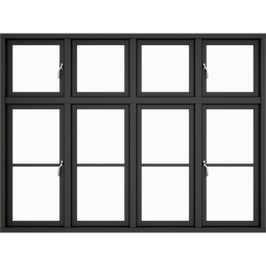 4 casements 12 window panes
