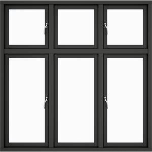 Four Opening Sashes, 6 Panes