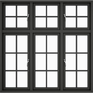 3 casements 30 window panes