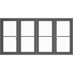 Two Opening Sashes, 8 Panes