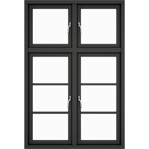 Four Opening Sashes, 8 Panes