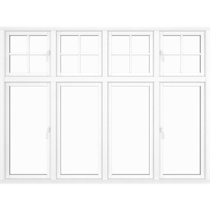 4 casements 20 window panes