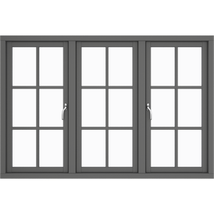 Two Opening Sashes, 18 Panes