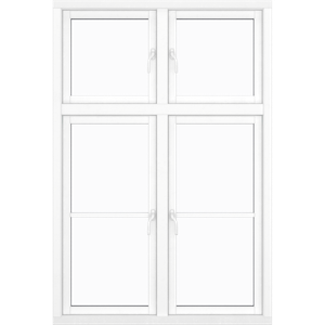 Four Opening Sashes, 6 Panes