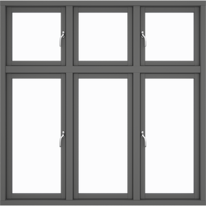Four Opening Sashes, 6 Panes