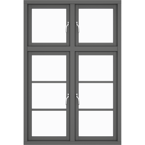 Four Opening Sashes, 8 Panes