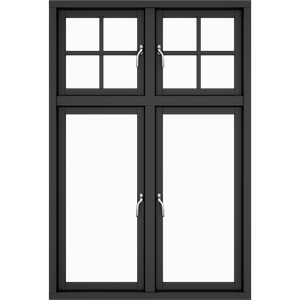 Four Opening Sashes, 10 Panes