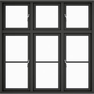 Four Opening Sashes, 10 Panes