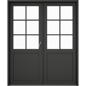 12 Panes Over Two Panels