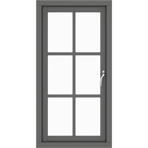 One Sash 6 Panes