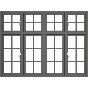 4 casements 40 window panes