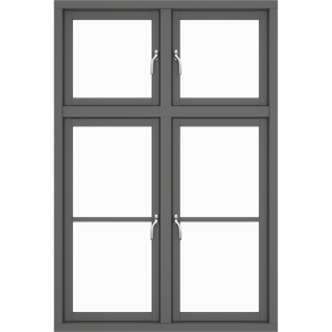 Four Opening Sashes, 6 Panes