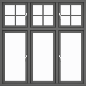3 casements 15 window panes